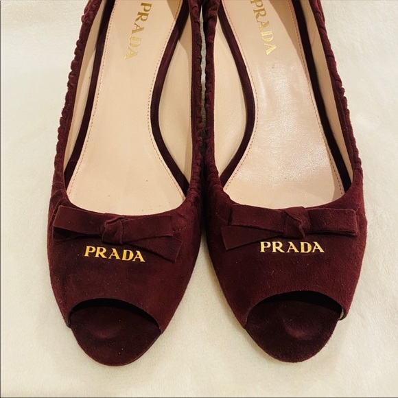 Prada suede leather mini heels - Picture 7 of 10